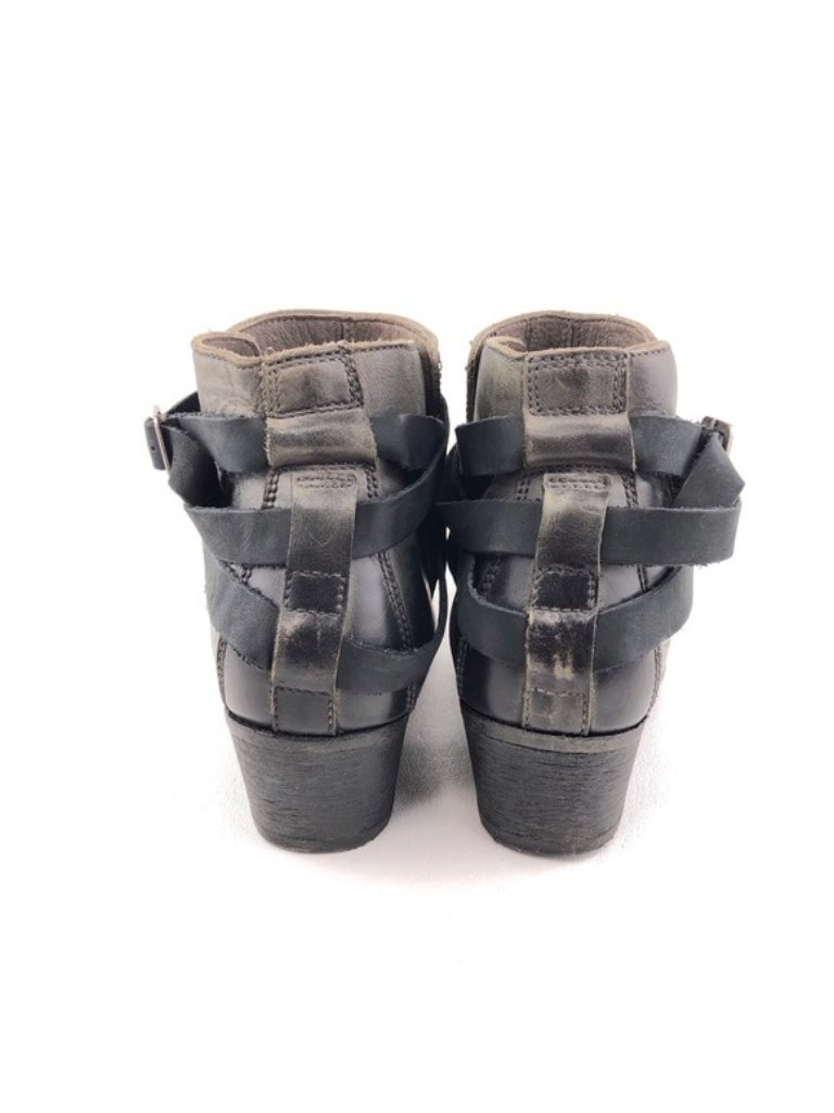 Hudson London Horrigan Smoke Leather Ankle Booties Eur 38 — image 6 of 8